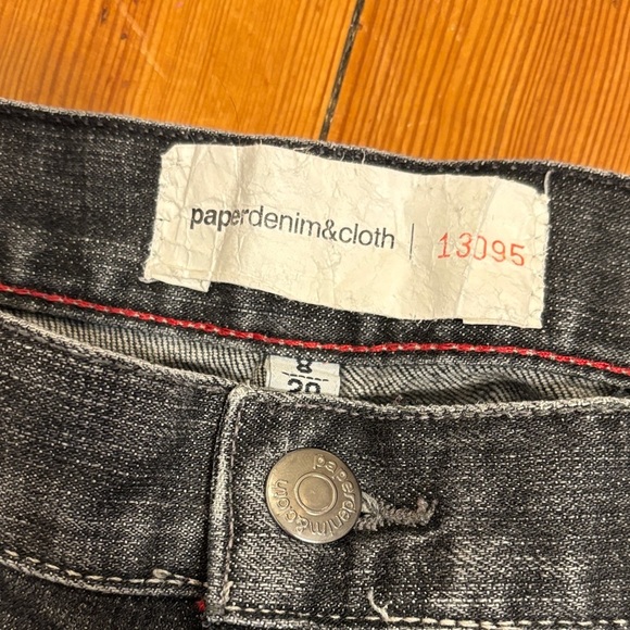 Paper Denim & Cloth Dark Gray Straight Leg Jeans Y2K - Picture 2 of 6
